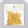 Decor for creativity Plastic "Half -Meshiline Golden" set 250 pcs 0.5x0.5x0.3 cm