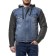 Textile jacket Moteq Groot, men's, blue/black, xxxl