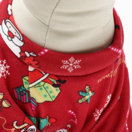 New Year's sweatshirt for animals "Gifts", Size S, Red (DS 25, OG 35 cm)-4
