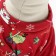 New Year's sweatshirt for animals "Gifts", Size S, Red (DS 25, OG 35 cm)