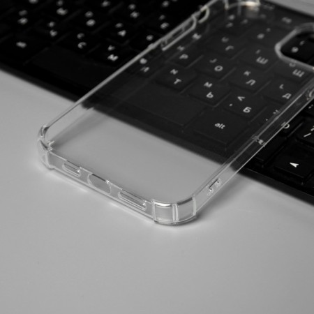 Pero cover for Apple iPhone 15 Plus, silicone, transparent, reinforced-2