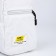 Youth bag with a zipper, white color
