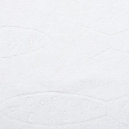 Trick Branco di Pesci towel White color, 70x120, 460g/m HL100%-2