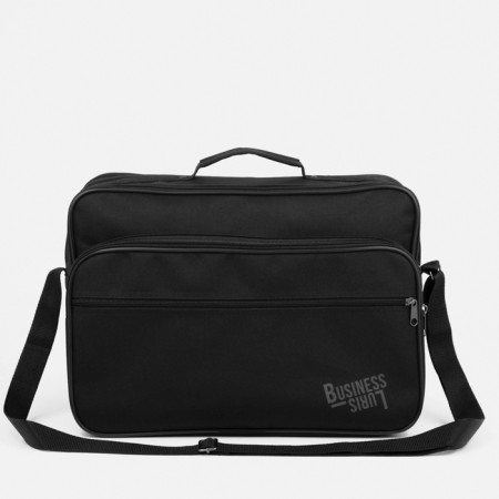 Male bag, luris, black color-1
