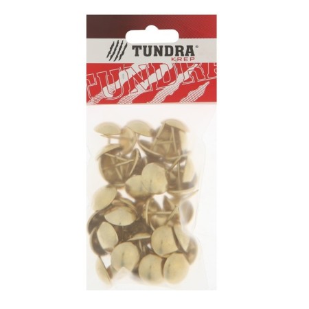 Tundra nails, decorative, 19x22 mm, gold, 50 pcs-5