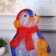 LED figure "Penguin" 23 × 31 × 16 cm, acrylic, 50 LED, 220 V, glow of white