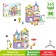 Designer "Wonderful House", 2 assembly options, 163 details