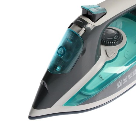 Iron Sakura SA-3061CG Premium, 2600 watts, ceramic soles, 400 ml, gray-turquoise-3