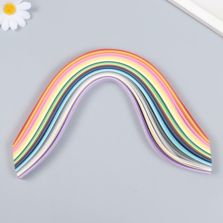 Strips for quilling 260 strips "colored" width 1.5 cm length 34 cm