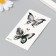 Tattoo on the body Black "Butterflies" 6x10.5 cm