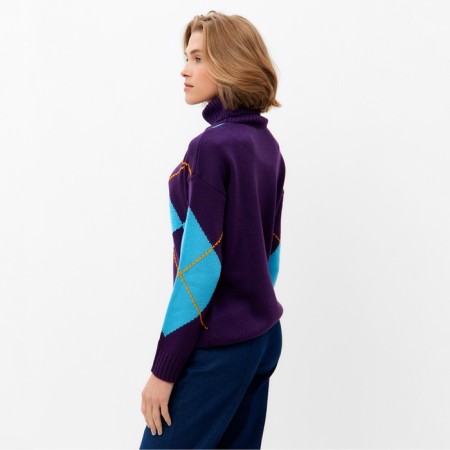 Jumper female minku: Casual Collection Biryuzovaya color, rr 50-52-2