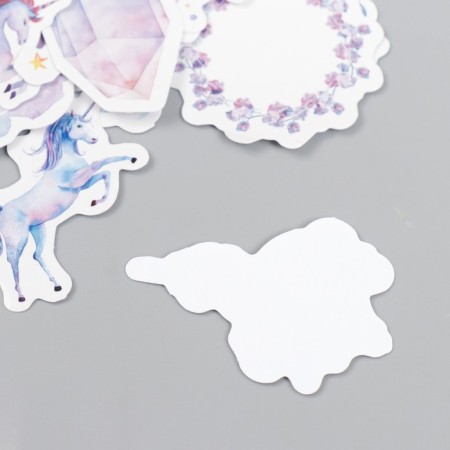 Stickers for creativity "Rainbow unicorns" set of 45 pcs 4.4x4.4x1.1 cm-2