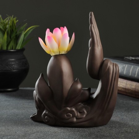 Set of incense on the stand "Lotus" 17x14x11cm-4