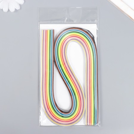 Strips for quilling "Color" (nr 240 strips) width 0.5 cm length 54 cm 26x11x0.5 cm-4