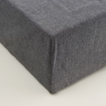 Slip on the elastic band SL Home "Denim" 180*200+30 cm, central dark, 100% greedy cotton-3