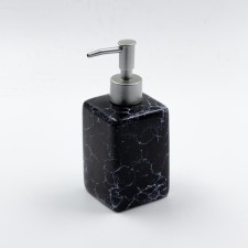 Joy Home liquid soap dispenser, ceramics, black marble