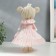 Interior doll "Little princess in pink, with flower" 35x15.5x17 cm