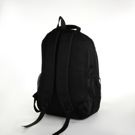 Youth backpack from lightning textiles, 5 pockets, black/gray color-3