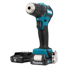 Дрель-шуруповерт Makita DF332DWAE, 10.8 В, 2х2 Ач, БЗП 10 мм, 450/1500 об/мин, 35/21 Нм