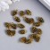 Decor Metal for creativity "Golden Bump" 1x0.6cm, set 20 pcs