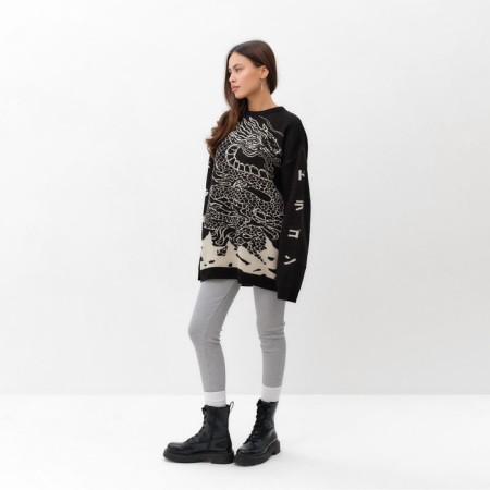 Jumper Women's Mist "Dragon", Black, OneSize (44-48)-3