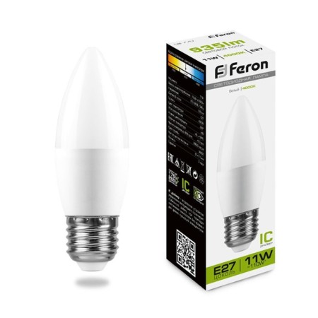 LED LED Feron, Candle E27, 11 W, 230 V, 4000 K