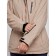 Ski jacket female winter, size 60, beige color