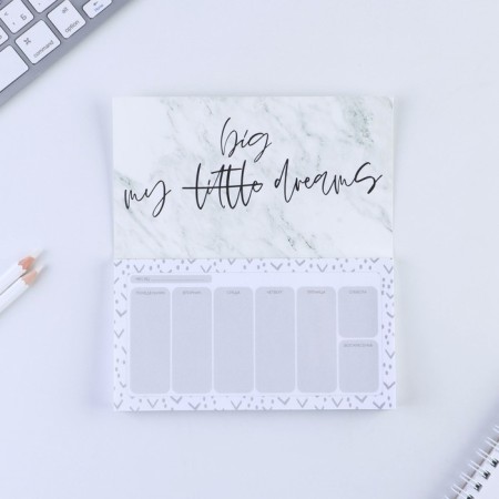 Mininer with tear -off sheets Work Hard Dream Big-3