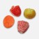 Mineral stone "Pigger" for rodents, fruits, a set of 4 pcs, 18 g