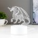 Speaker Lamp "Dragon" LED 7 USB/from white batteries 13x9.5x15.5cm Risalux
