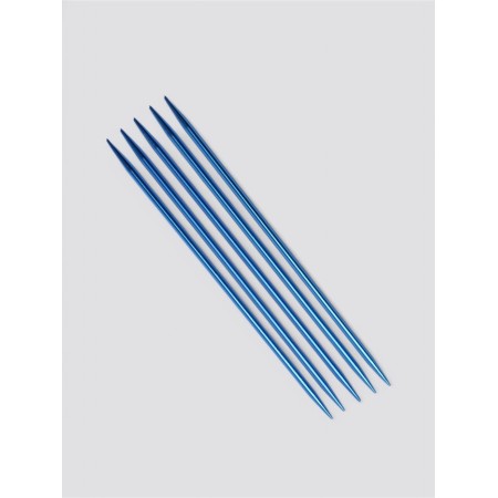 Knitting knitting needles 15cm D3.5mm (5pcs) PVC package aluminum blue au