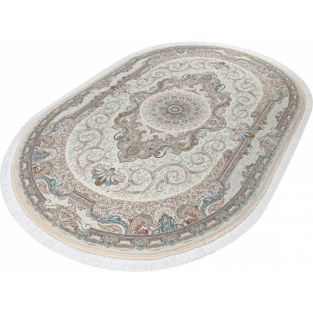 Oval carpet Mashad 1500 G144, size 150x225 cm-1