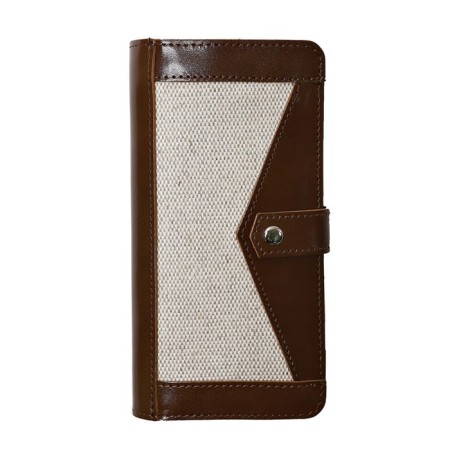 Wallet on the button, brown color