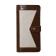 Wallet on the button, brown color