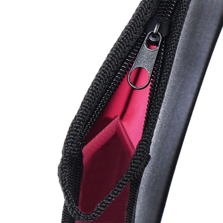 Plastic folder A4, 340 x 245 x 40 mm, lightning from above, plastic, calligrata top, black/fuchsia-5