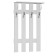 Jamaica hanger, 700x260x1185, white