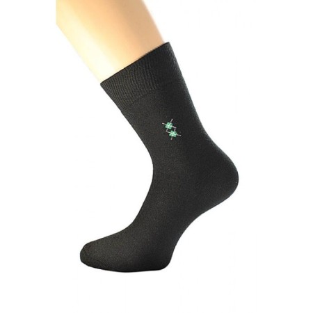 Male socks, size 25, black color