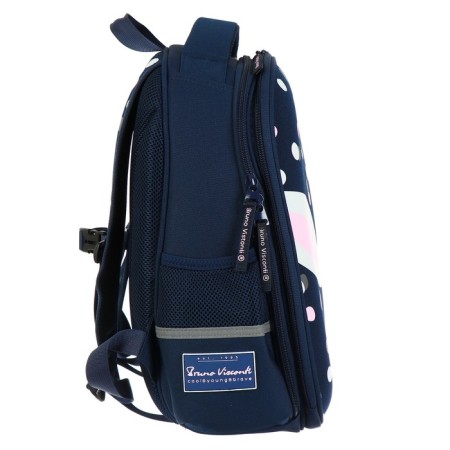Frame backpack 36 x 28 x 17 cm, + pencil case, Bruno VisConti "Ushastik"-3