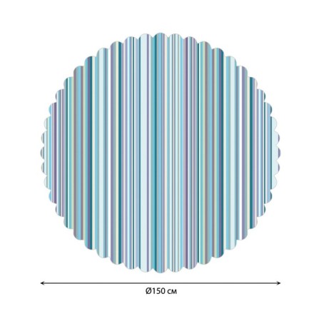 The tablecloth “Striped open spaces”, round, Saten, d = 150 cm-1