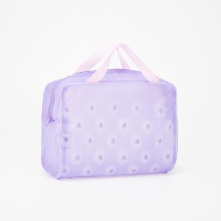 Lightning cosmetic bag, lilac color