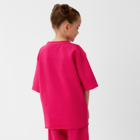 Children's T -shirt KAFTAN, p. 32 (110 - 116 cm), pink-3