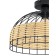 Anwick chandelier, 1x60W E27, black color