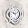 Watching clock, series: interior, "Daina", discrete move, 25 x 25 cm, mix