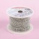 Chain with rhinestones, metal, glass, 2 mm, 9 ± 1 m, silver color