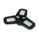LED phytolamp, E27, 22 W, 108 LED, 265 V, folding, bicoline