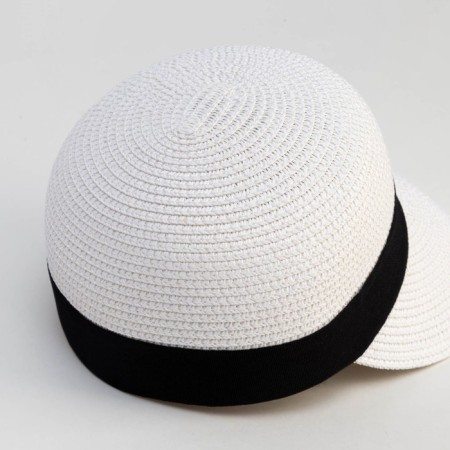 Female wicker cap minaku color white, rr 58-4
