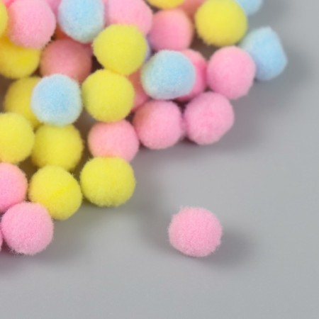 Decor for creativity "Pomponchiki. Baby" d = 1 cm set of 100 pcs-1