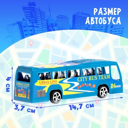 Bus inertial "City Tour", Mix colors-1