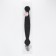 Handle for a bag, 2 fasteners for a puncture, 22 × 3 × 0.4 cm, black/silver color