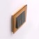 Two-valve switch with WL08-SW-2G-LED backlight, black color